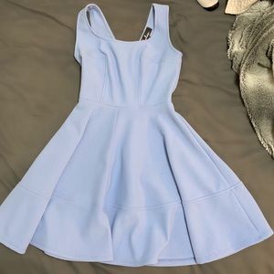 blue homecoming dress